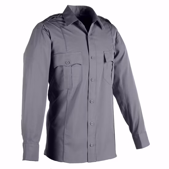 Robe de travail à manches longues pour hommes, chemises d'uniforme officielles